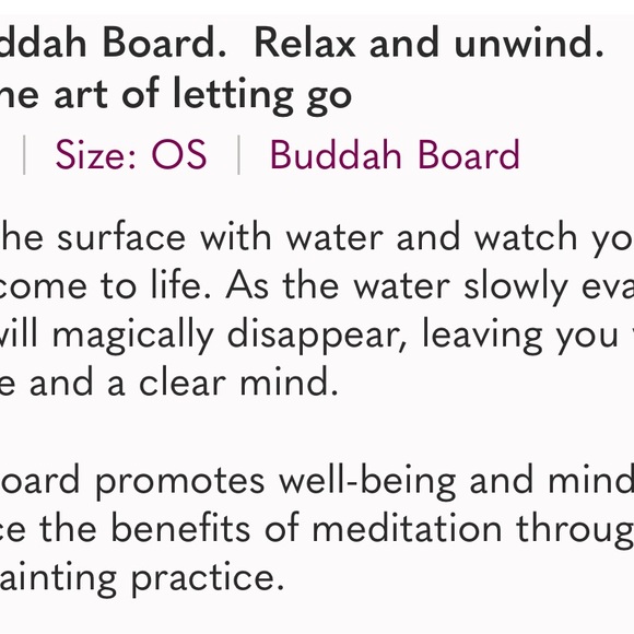 NEW Buddha Board, Relaxing, Master Art of Letting Go by painting and creating - Picture 6 of 7